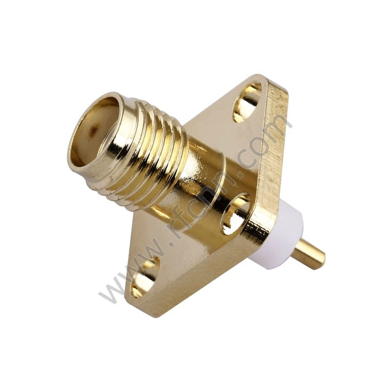 SMA θηλυκό φλάντζα για RG174 RF Connector