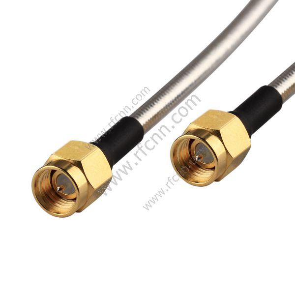 SMA αρσενικό στο αρσενικό 18GHz RG402 ομοαξονικό καλώδιο καλώδιο