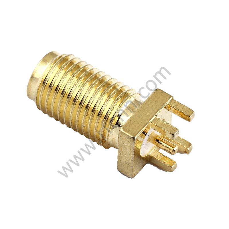 SMA θηλυκό για το PCB Board Edge Soldering RF Connector