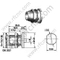 N Θηλυκό Bighead για ημι-άκαμπτο καλώδιο RG402 RF Connector