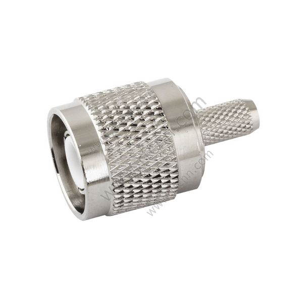 TNC αρσενικό πτύχωση ευθεία για το RG58 -RF Connector