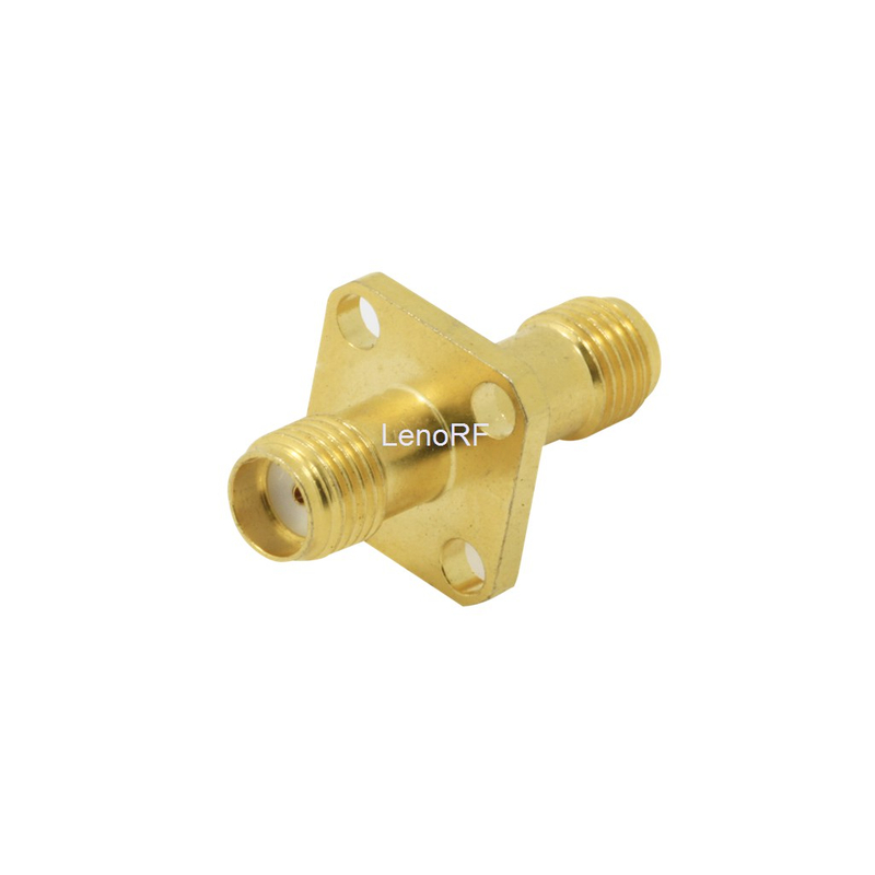 SSMA JACK TO JACK FLANGE MOUNT RF προσαρμογέα