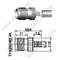 TNC θηλυκό για το RG58 RF Connector