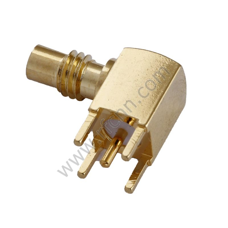 SMC αρσενική δεξιά γωνία για υποδοχή PCB RF