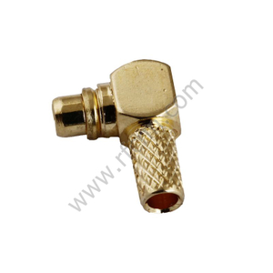 MMCX αρσενική δεξιά γωνία πτύχωση για RG316 PCB RF RON