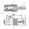 BNC Crimp Female για RG174 RF Connector