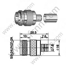 N θηλυκό για υποδοχή LMR300 RF