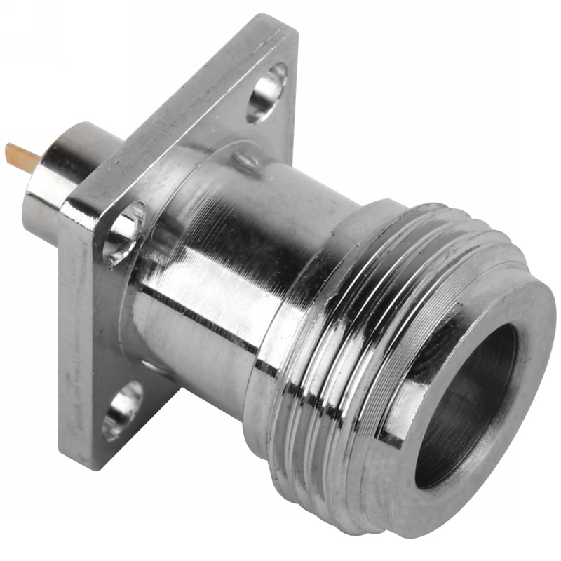 N θηλυκό συνδετήρα RF -FLANGE τύπου