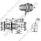 SMA θηλυκό Bulkhead Panel Mount RF Connector