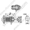 F Θηλυκό βύθισμα RF Bulkhead RF