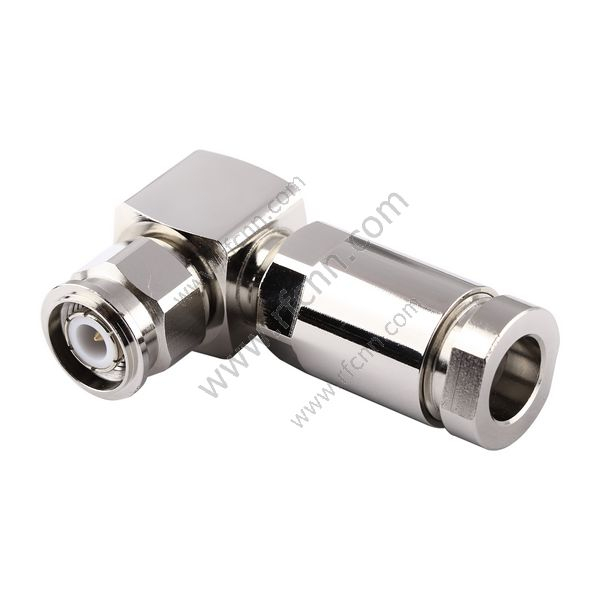 TNC αρσενικό σφιγκτήρας δεξιά γωνία για LMR400 -RF Connector