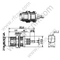 TNC θηλυκό bulkhead πάνελ για το RG196 RF Connector