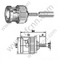 BNC αρσενικό για RG174 RF Connector