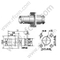 Φλάντζα γυναικείου σφιγκτήρα BNC για RG174 RF Connector
