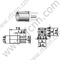 MMCX θηλυκό για υποδοχή PCB RF