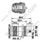 N θηλυκό bulkhead mount rf συνδετήρα