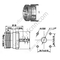DIN 7/16 Γυναικεία υποδοχή RF Flange RF