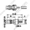 SSMC θηλυκό πτύχωμα για RG178 RF Connector