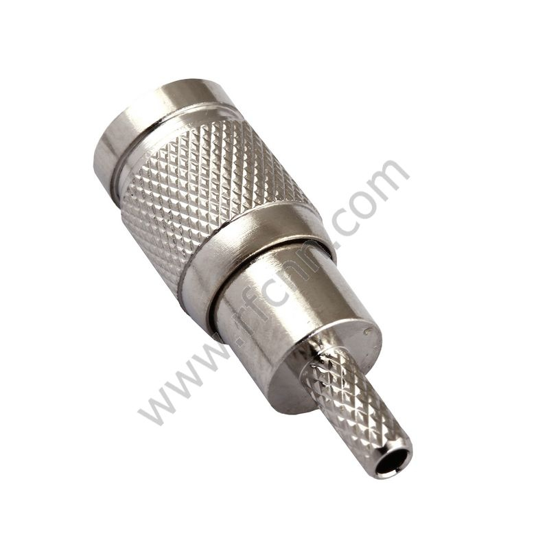 1.0 / 2.3 Ευθεία αρσενική πτύχωση για RG179 RF Connector