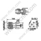 SSMA αρσενικό για υποδοχή PCB RF