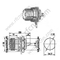 UHF θηλυκό Bulkhead Panel Mount RF Connector