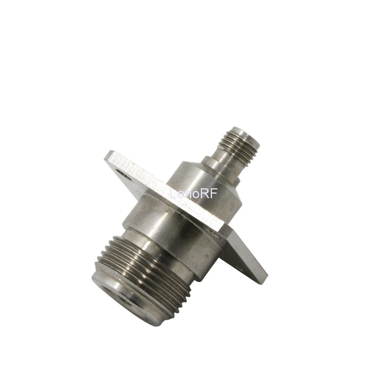 N Jack στο SMA Jack Flange Mount RF προσαρμογέα RF