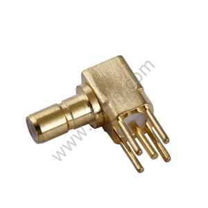 SSMB Αρσενική δεξιά γωνία για υποδοχή RF PCB